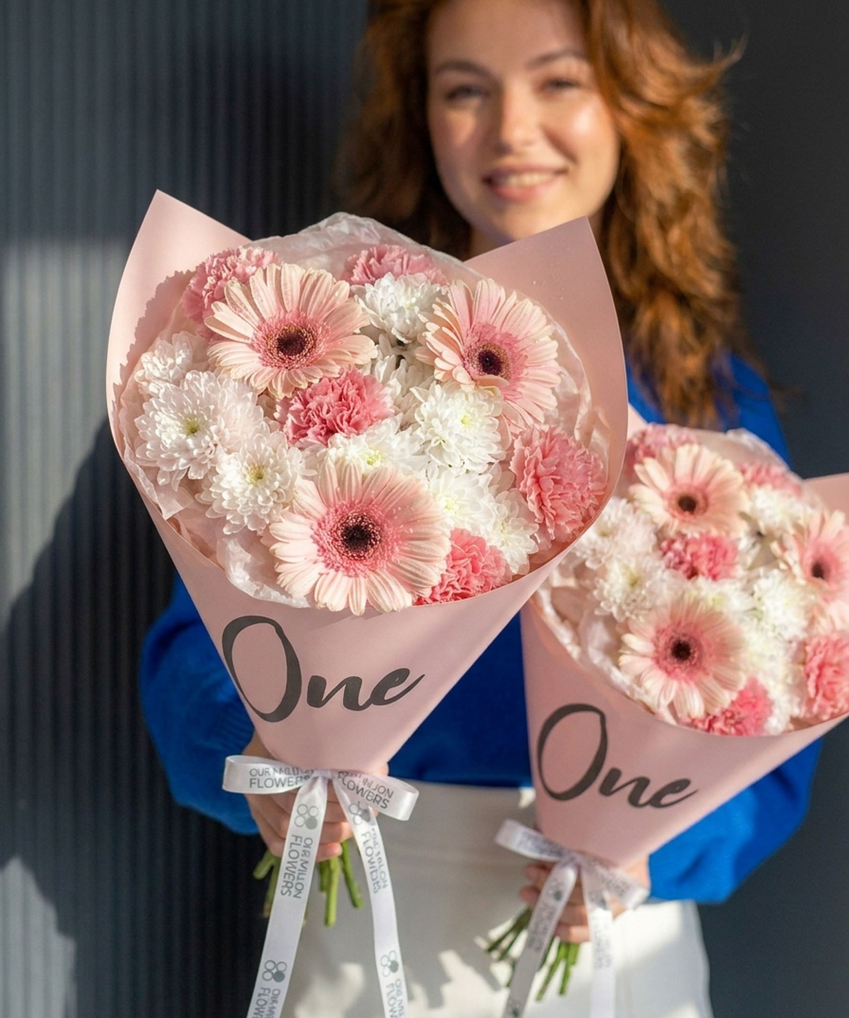 Букет "Лайт гермини" Pink