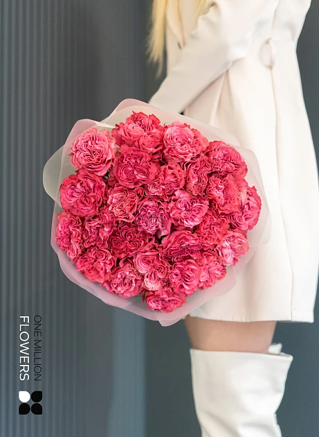 Букет из 25 "Кантри Блюз" Эквадор Mate