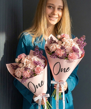 Букет "Бомбастик Х Лайли" Mate