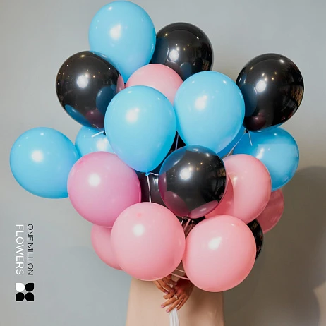 картинка Набор из 25 шаров Black Pink от магазина Одежда+