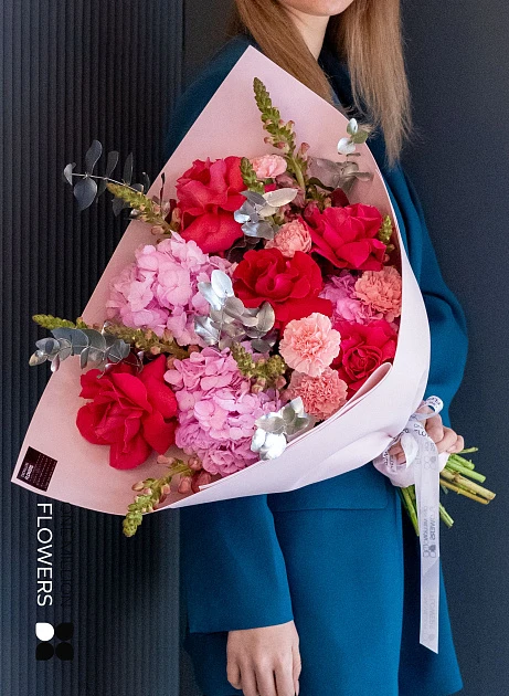 Букет "Сильвер Эйдж" Pink