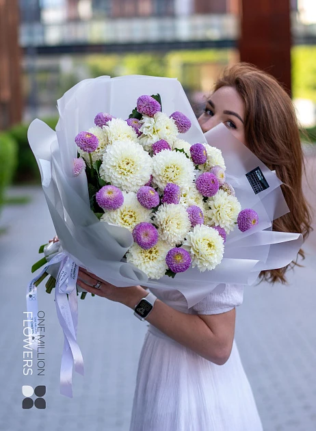 Букет "Георгины Дабл"